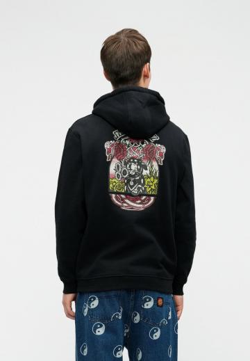 Пуловер с капюшоном