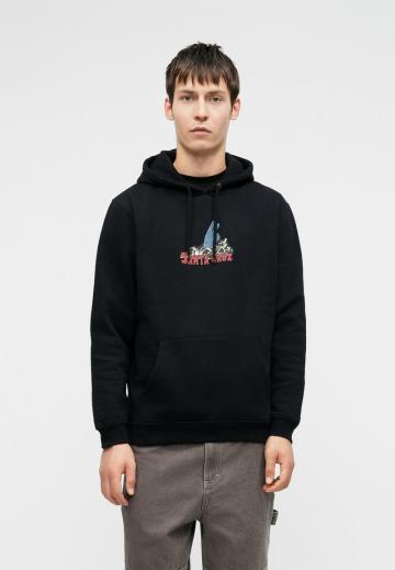 Пуловер с капюшоном