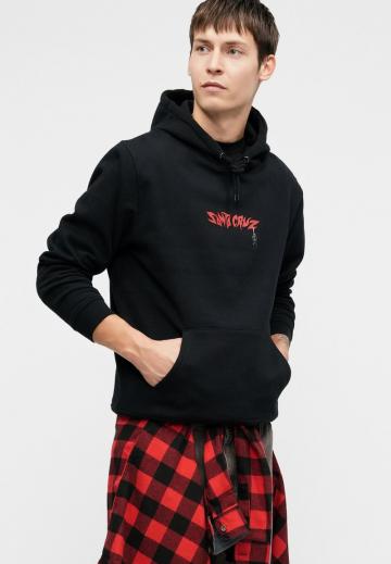 Пуловер с капюшоном