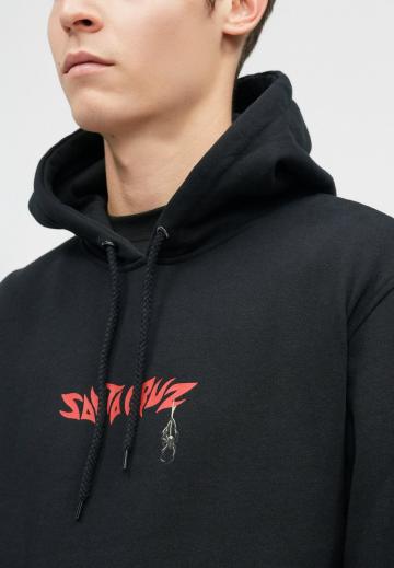 Пуловер с капюшоном