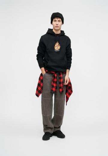 Пуловер с капюшоном