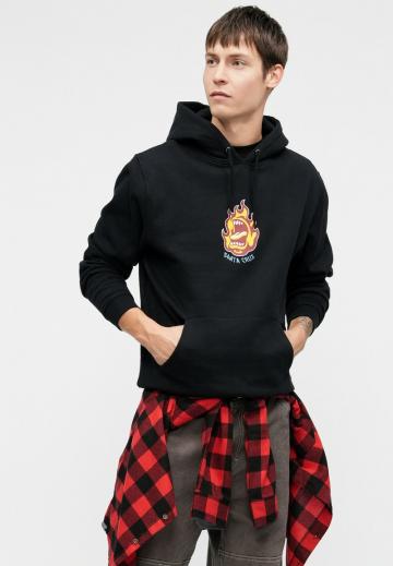 Пуловер с капюшоном