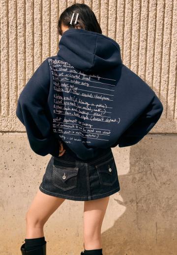 Пуловер с капюшоном