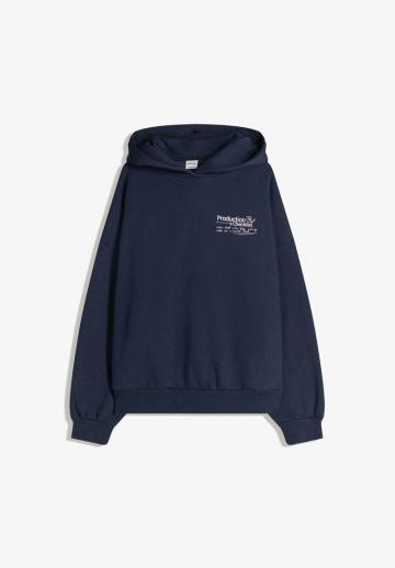 Пуловер с капюшоном