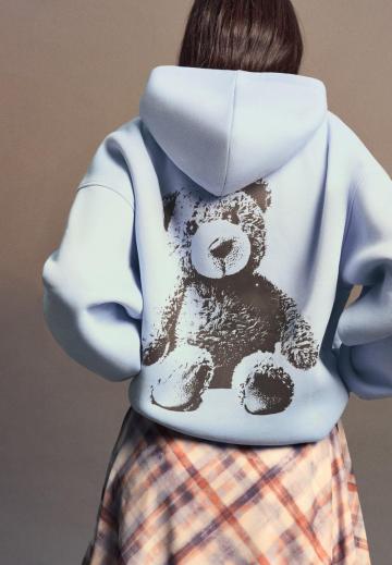 Пуловер с капюшоном