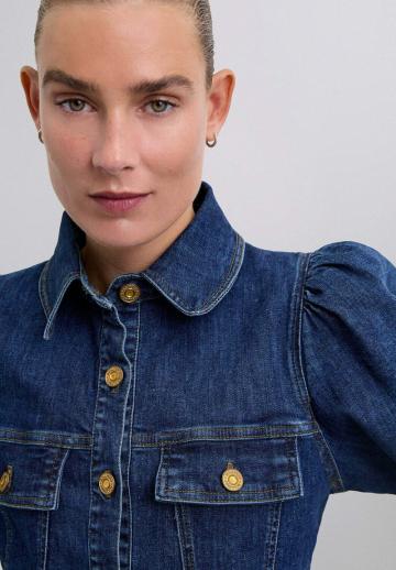 Джинсовая блузка