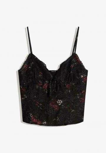 Топ на бретельках