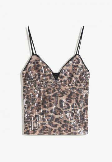 Топ на бретельках