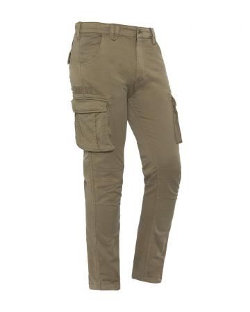 Брюки с накладными карманами