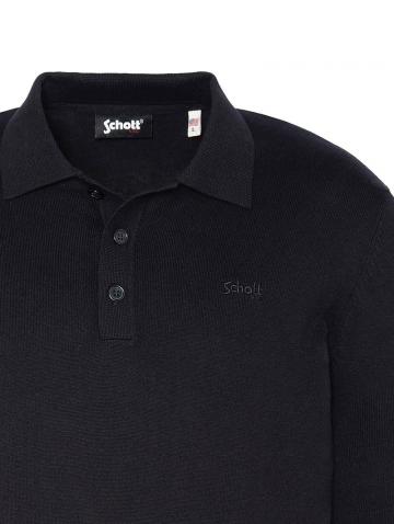 Поло с длинным рукавом