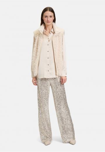 Атласная блузка