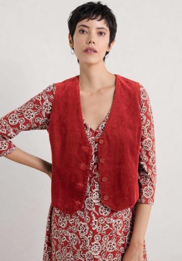 Джинсовая жилетка