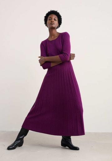 Вязаное платье