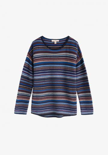 Пуловер в полоску