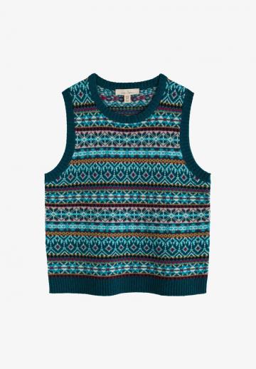 Пуловер без рукавов