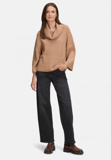 Пуловер с рукавом три четверти