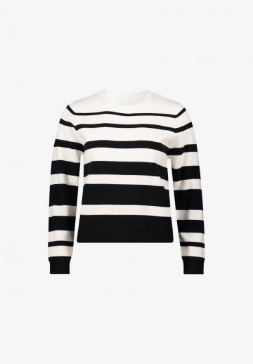 Пуловер в полоску