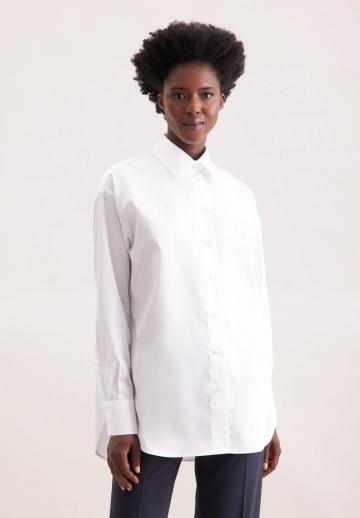 Атласная блузка