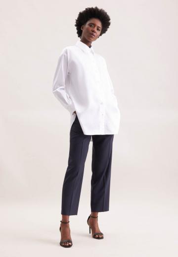 Атласная блузка