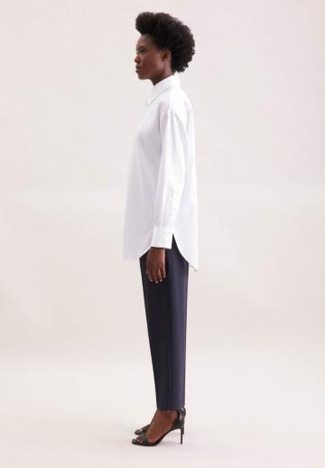 Атласная блузка