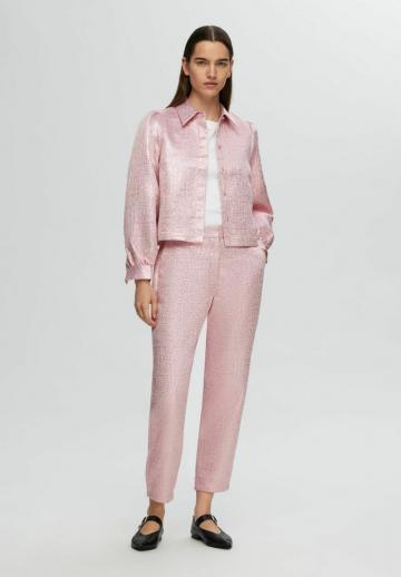 Атласная блузка