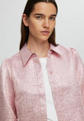 Атласная блузка