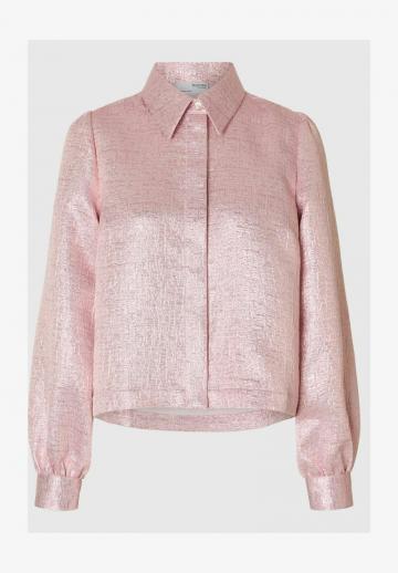 Атласная блузка