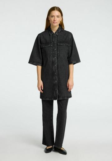 Джинсовое платье