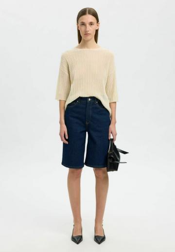 Пуловер с рукавом три четверти