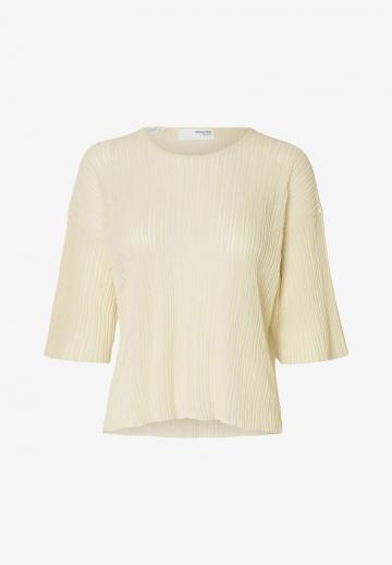 Пуловер с рукавом три четверти