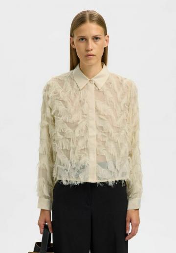 Атласная блузка