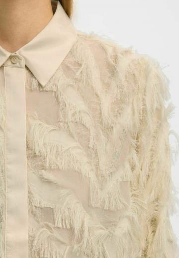 Атласная блузка