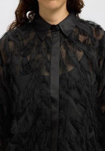 Атласная блузка