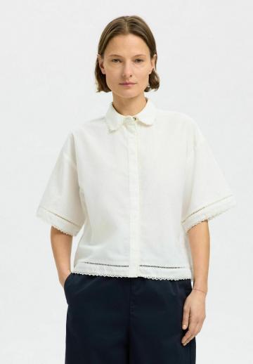 Атласная блузка