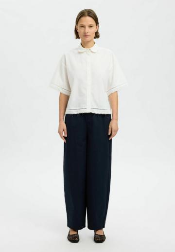 Атласная блузка