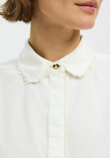 Атласная блузка