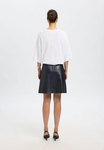 Кожаная юбка