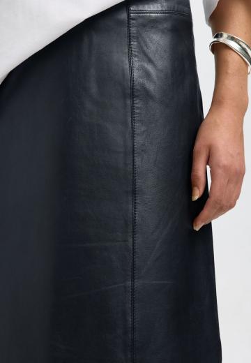 Кожаная юбка