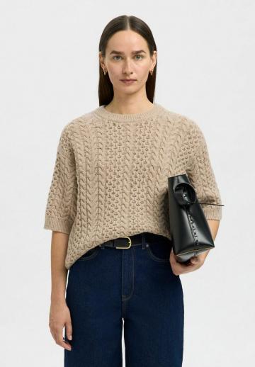 Пуловер с рукавом три четверти