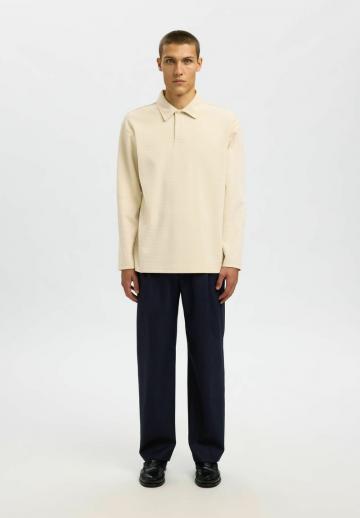 Поло с длинным рукавом