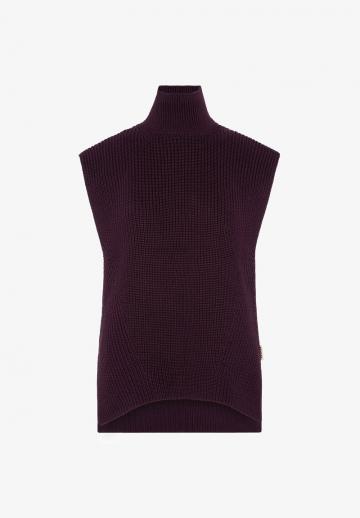 Пуловер без рукавов