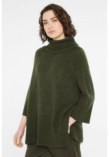 Пуловер с рукавом три четверти