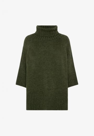 Пуловер с рукавом три четверти