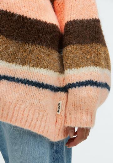 Жаккардовая вязаная кофта