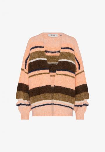 Жаккардовая вязаная кофта