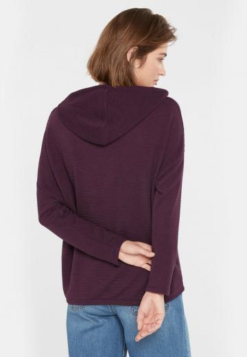 Пуловер с капюшоном
