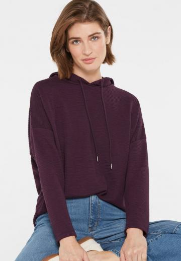 Пуловер с капюшоном