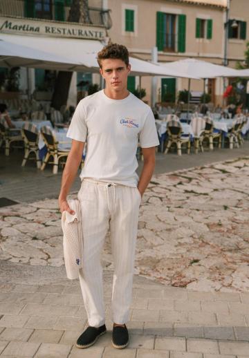 Льняные брюки