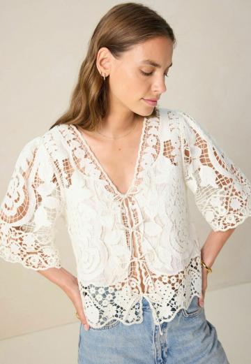 Кружевная блузка