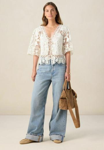 Кружевная блузка